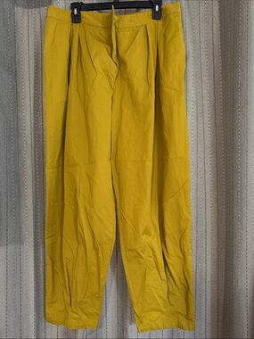 Signed Blake for The Drop Mustard Yellow High-Waist Tapered Pants XXL
